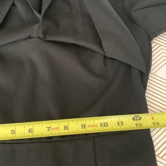 Diane Von Furstenberg Belted Wrap Black Dress Size XS #165 - Picture 9 of 10